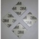 Self-adhesive double-sided mounting washers